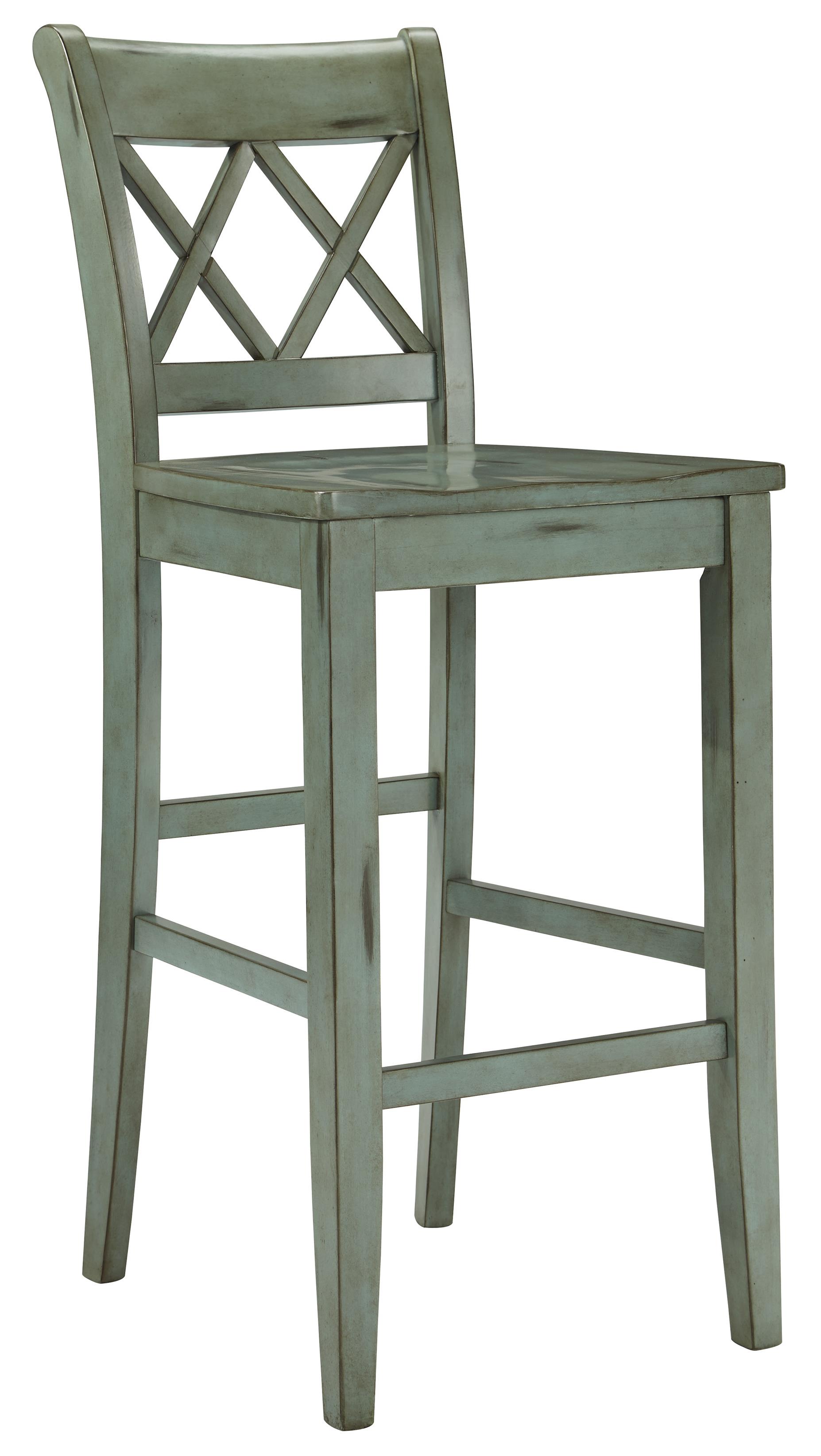 Signature Design by Ashley Mestler D540130 Antique Blue/Green Tall